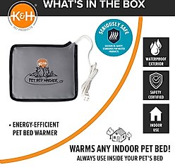 K&H Pet Products Cat & Dog Bed Warmer Gray, Small slide 2 of 9