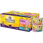 Wellness Complete Health Kitten Variety Pack Grain-Free Canned Cat Food, 3-oz, case of 12