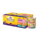 Wellness Complete Health Kitten Variety Pack Grain-Free Canned Cat Food, 3-oz, case of 12