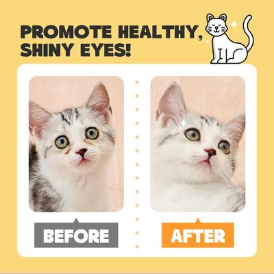 Show full view: HICC PET Gentle Antimicrobial Eye Rinse, 5.1-fl oz bottle + Hypoallergenic Dog & Cat Eye Wipes, 100 count slide 8 of 9