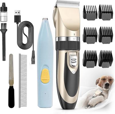 Show full view: Fido Fave Low Noise Rechargeable Cordless Electric Quiet Pet Hair Clippers & Paw Trimmer Set slide 8 of 9