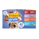 Friskies Shreds in Gravy Variety Pack Canned Cat Food, 5.5-oz can, case of 40