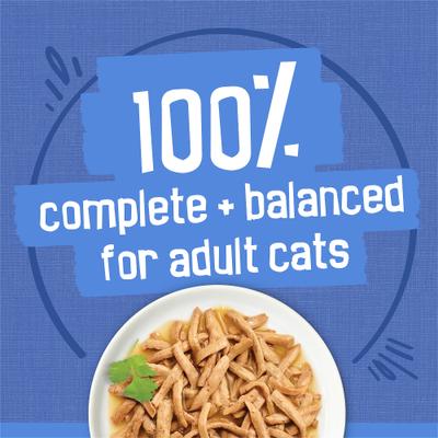 Show full view: Friskies Shreds in Gravy Variety Pack Canned Cat Food, 5.5-oz can, case of 40 slide 6 of 11