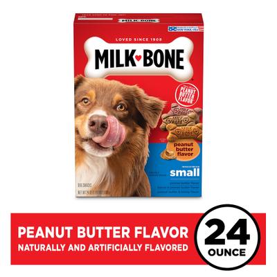 Show full view: Milk-Bone Small Peanut Butter Flavor Variety Dog Treats, 1.5-lb box slide 3 of 11