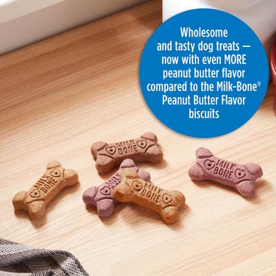 Show full view: Milk-Bone Small Peanut Butter Flavor Variety Dog Treats, 7-lb box slide 5 of 11