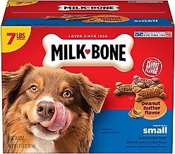 Milk-Bone Small Peanut Butter Flavor Variety Dog Treats, 7-lb box