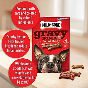 Milk-Bone GravyBones Small Biscuit Dog Treats, 7-lb box