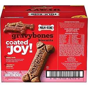 Milk-Bone GravyBones Small Biscuit Dog Treats, 7-lb box
