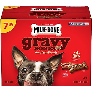 Milk-Bone GravyBones Small Biscuit Dog Treats, 7-lb box