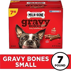 Milk-Bone GravyBones Small Biscuit Dog Treats, 7-lb box