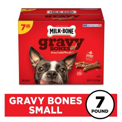 Show full view: Milk-Bone GravyBones Small Biscuit Dog Treats, 7-lb box slide 3 of 11