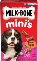 Milk-Bone Mini's Peanut Butter Flavor Variety Dog Treats, 15-oz box