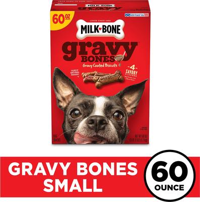 Show full view: Milk-Bone GravyBones Small Biscuit Dog Treats, 3.75-lb box slide 3 of 11