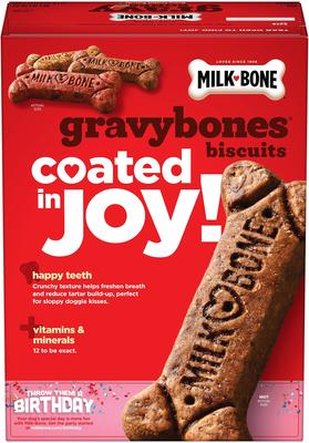 Show full view: Milk-Bone GravyBones Small Biscuit Dog Treats, 3.75-lb box slide 4 of 11