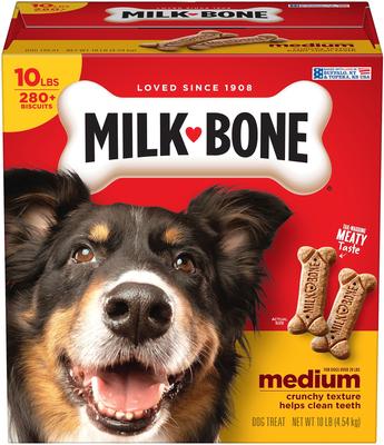 MILK-BONE Original Medium Biscuit Dog Treats, 10-lb box