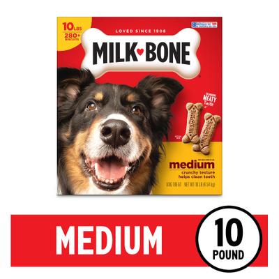 Show full view: Milk-Bone Original Medium Biscuit Dog Treats, 10-lb box slide 3 of 11