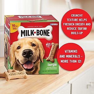 Milk-Bone Original Large Biscuit Dog Treats, 10-lb box