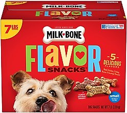 Milk-Bone Flavor Snacks Biscuit Small Dog Treats, 7-lb box