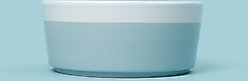 Waggo Dipper Ceramic Dog & Cat Bowl, Cloud, 4-cup slide 2 of 5