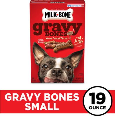 Show full view: Milk-Bone GravyBones Small Biscuit Dog Treats, 1.18-lb box slide 3 of 11