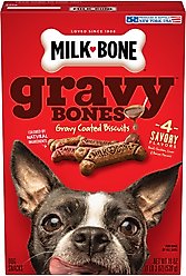 Milk-Bone GravyBones Small Biscuit Dog Treats, 1.18-lb box