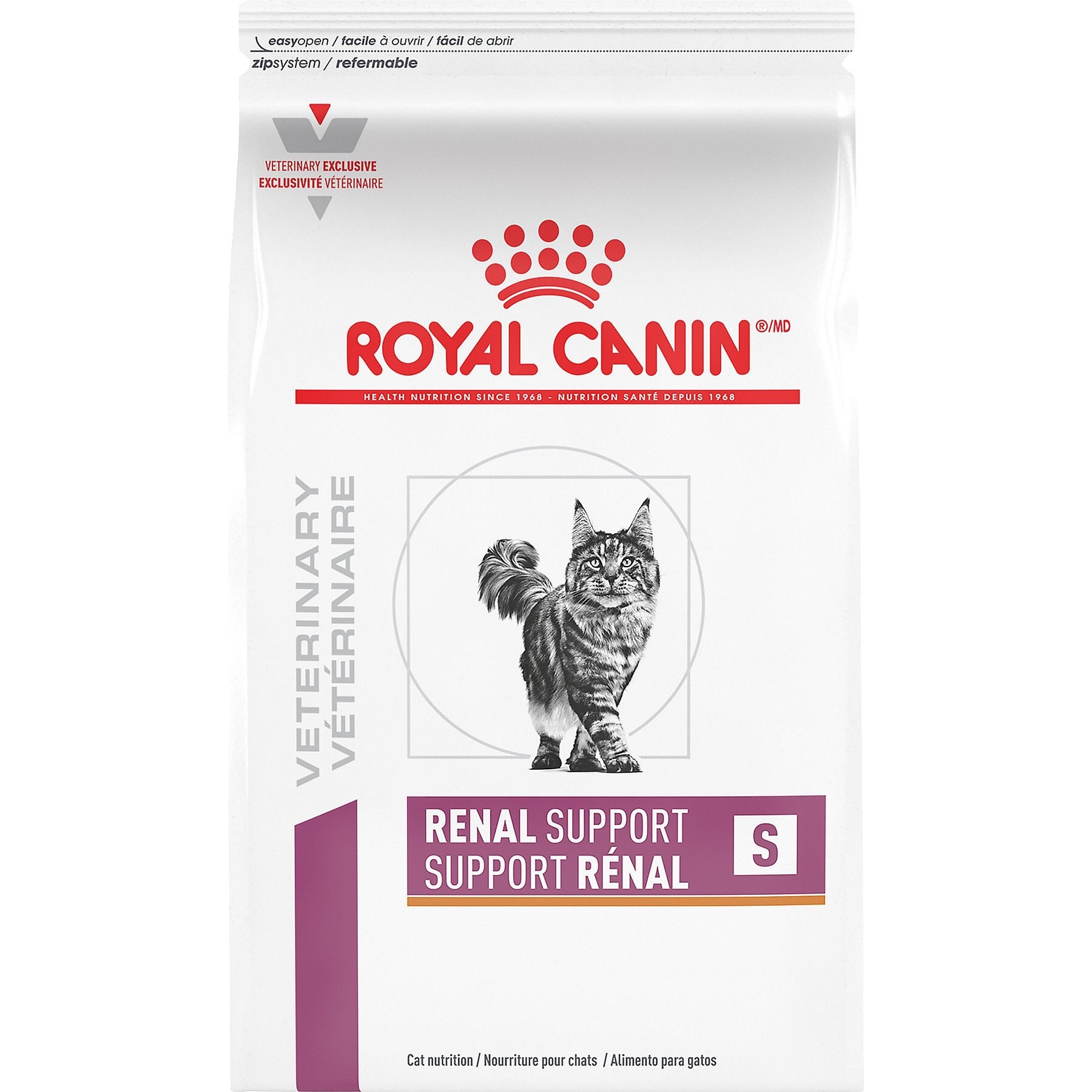 ROYAL CANIN VETERINARY DIET Adult Renal Support S Dry Cat Food 6.6 lb bag Chewy