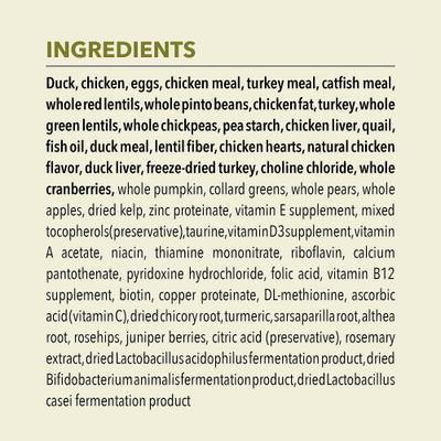 Show full view: ACANA Grasslands Chicken Duck Turkey Fish & Quail Grain-Free Dry Cat Food, 10-lb bag slide 6 of 14
