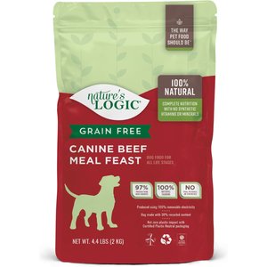 Nature s Logic Grain Free Canine Beef Meal Feast Dry Dog Food 25 lb