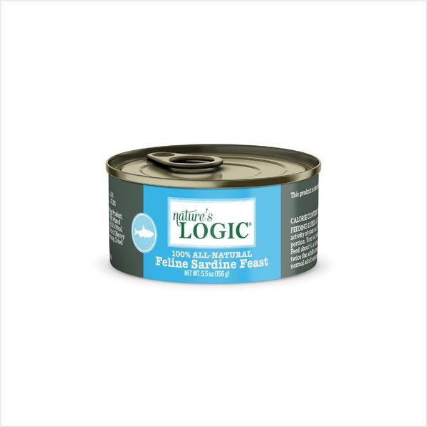 Nature s Logic Feline Sardine Feast Grain Free Canned Cat Food 5.5 oz Case of 24