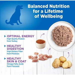 Wellness Simple Limited Ingredient Diet Grain-Free Turkey & Potato Formula Canned Dog Food, 12.5-oz, case of 12