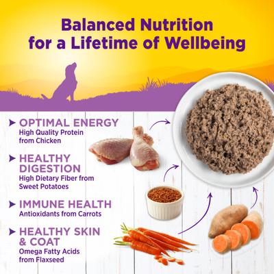 Show full view: Wellness Complete Health Senior Formula Natural Canned Dog Food, 12.5-oz, case of 12 slide 4 of 11