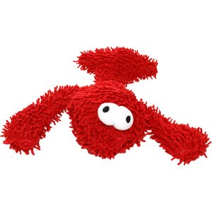 Mighty Microfiber Ball Med Lobster Squeaky Plush Dog Toy, Red