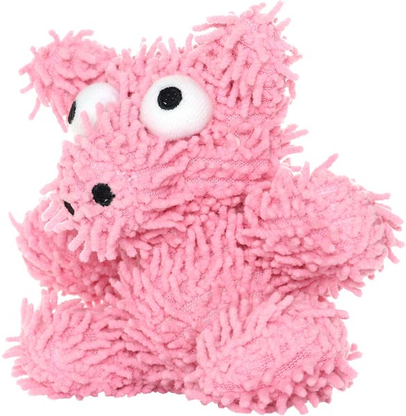 MIGHTY Jr Microfiber Ball Pig Squeaky Plush Dog Toy, Pink - Chewy.com