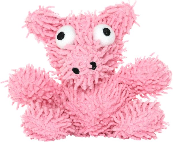 MIGHTY Jr Microfiber Ball Pig Squeaky Plush Dog Toy, Pink - Chewy.com