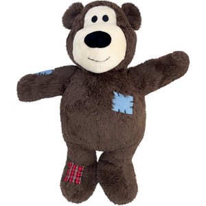 KONG Wild Knots Bear Jumbo Tough Squeaky Plush Dog Toy, Assorted, X-Large