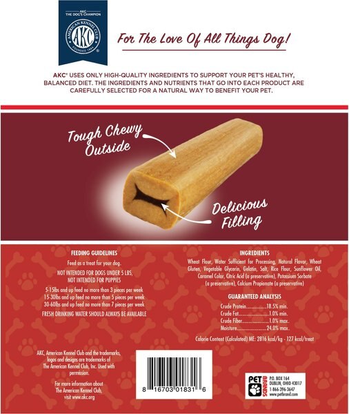 AMERICAN KENNEL CLUB TREATS AKC 10 Piece Dentacare Filled Bone Dental