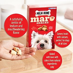Milk-Bone MaroSnacks Real Bone Marrow Dog Treats, 40-oz tub