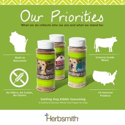 Herbsmith Smiling Dog Kibble Seasoning Chicken Bone Broth Dog Food Topper, 3.5-oz jar slide 2 of 7