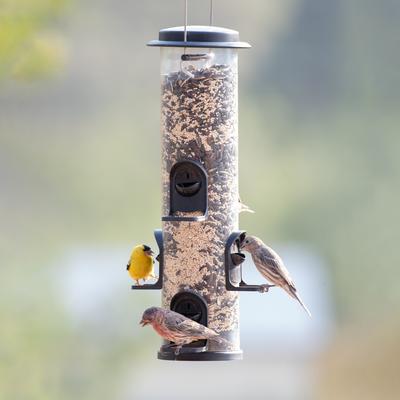 Show full view: Perky-Pet Black 2-in-1 X-Large Tube Feeder slide 2 of 8