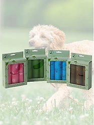 One for Pets Eco-Friendly EPI Waste Bags Refill Pack Dog Poop Bags, 12 count, Pink slide 2 of 3