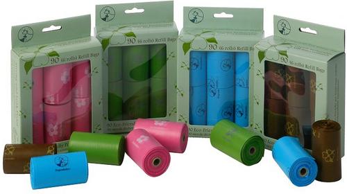 Show full view: One for Pets Eco-Friendly EPI Waste Bags Refill Pack Dog Poop Bags, 12 count, Green slide 2 of 3