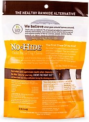 Earth Animal Wisdom Air-Dried Chicken Recipe Premium Natural Dog Food, 2-lb bag + No-Hide Small Rolls Long Lasting Natural Rawhide Alternative Chicken Recipe Chew Dog Treats, 2 count slide 2 of 9