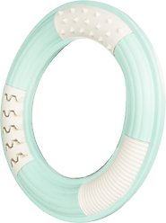 Chew King by Mammoth Collection Ring Tough Dental Dog Chew Toy, Green