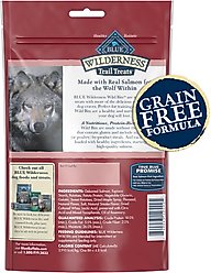Blue Buffalo Wilderness Trail Treats Wild Bits Salmon Recipe Grain-Free Dog Training Treats, 10-oz bag slide 2 of 9