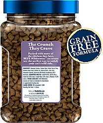 Blue Buffalo Wilderness Tasty Chicken Flavor Grain-Free Crunchy Cat Treats, 12-oz tub slide 2 of 9