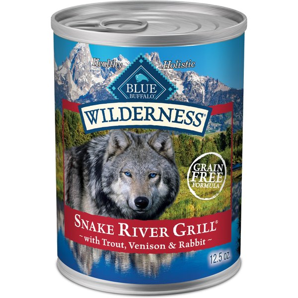 Blue Buffalo Wilderness Snake River Grill Trout, Venison & Rabbit Formula Grain-Free Dry Dog Food