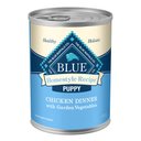 Blue Buffalo Homestyle Recipe Chicken Dinner with Garden Vegetables & Brown Rice Puppy Canned Dog Food, 12.5-oz, case of 12