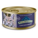 Blue Buffalo Wilderness Chicken High-Protein Grain-Free Pate Adult Wet Cat Food, 5.5-oz, case of 24