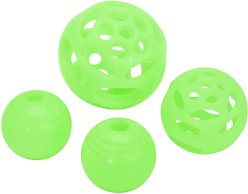 Chew King by Mammoth Glowing Fetch Ball Combo Dog Chew Toy, Green