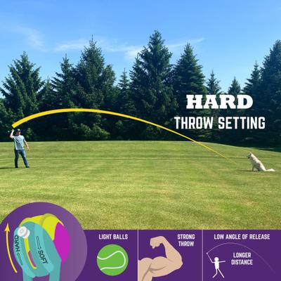 Show full view: Chew King by Mammoth Ball Launcher Dog Chew Toy, Blue, 3-in dia slide 4 of 6